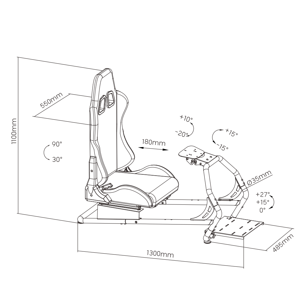 OP GT3 Line Drawing